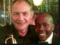 Philip Cox and Kayha Mthethwa, 2012 South African 'Idols' winner