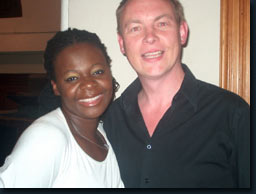 Judith Sepuma and Philip Cox