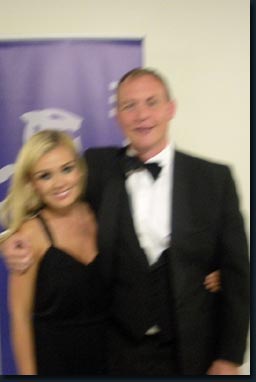 Katherine Jenkins and Philip Cox in soft focus